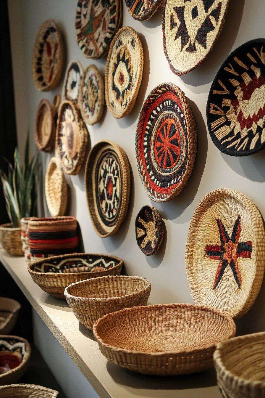 Woven Basket Wall Art