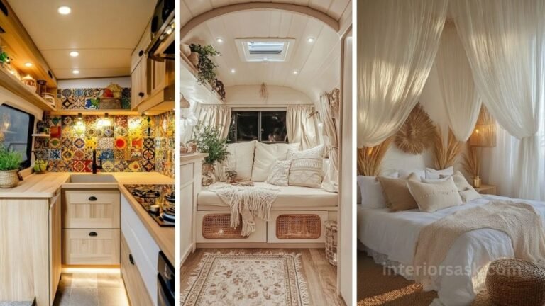15 Boho Luxe Camper Van Interiors