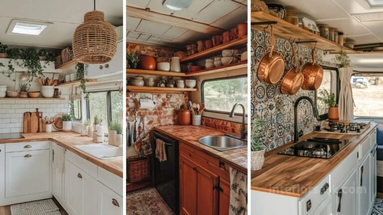 19 Cozy Boho RV Kitchen Ideas You’ll Love