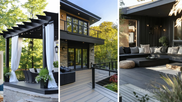 21 Stylish Black Decking Ideas for Modern Outdoor Spaces