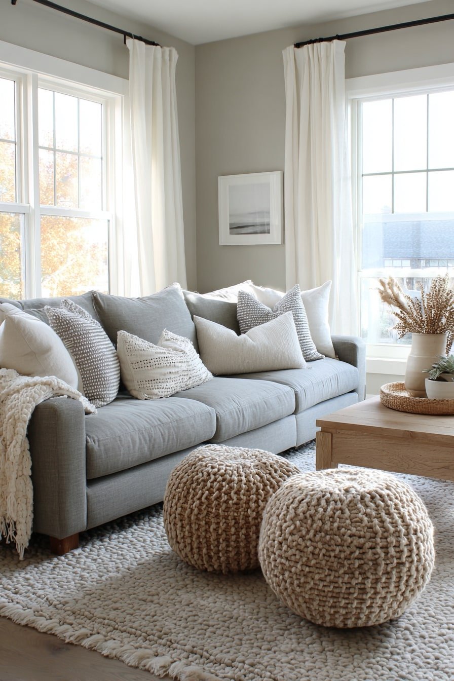 5.Layered Textures in Soft Light – Everyday Comfort in Neutrals