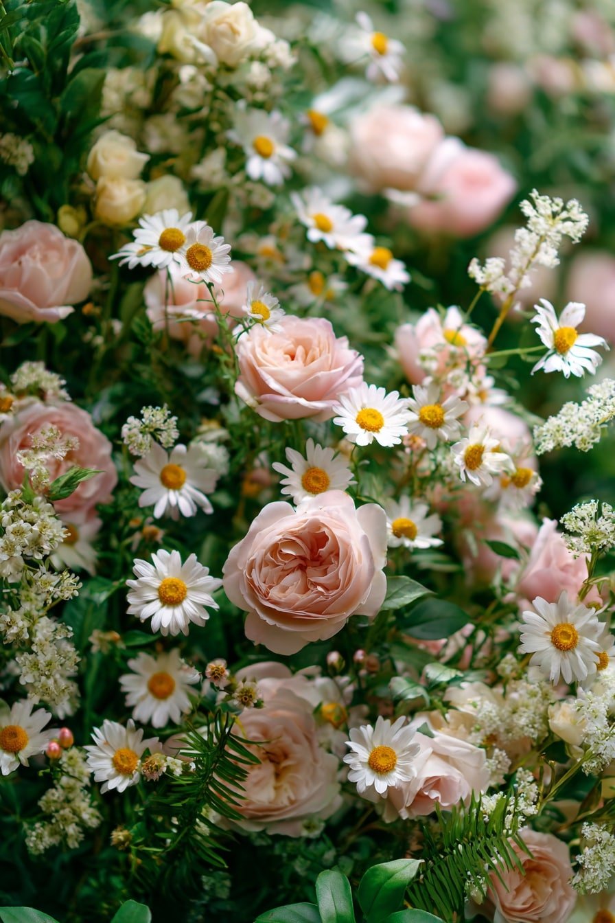 2. Blush Pink & White Romance