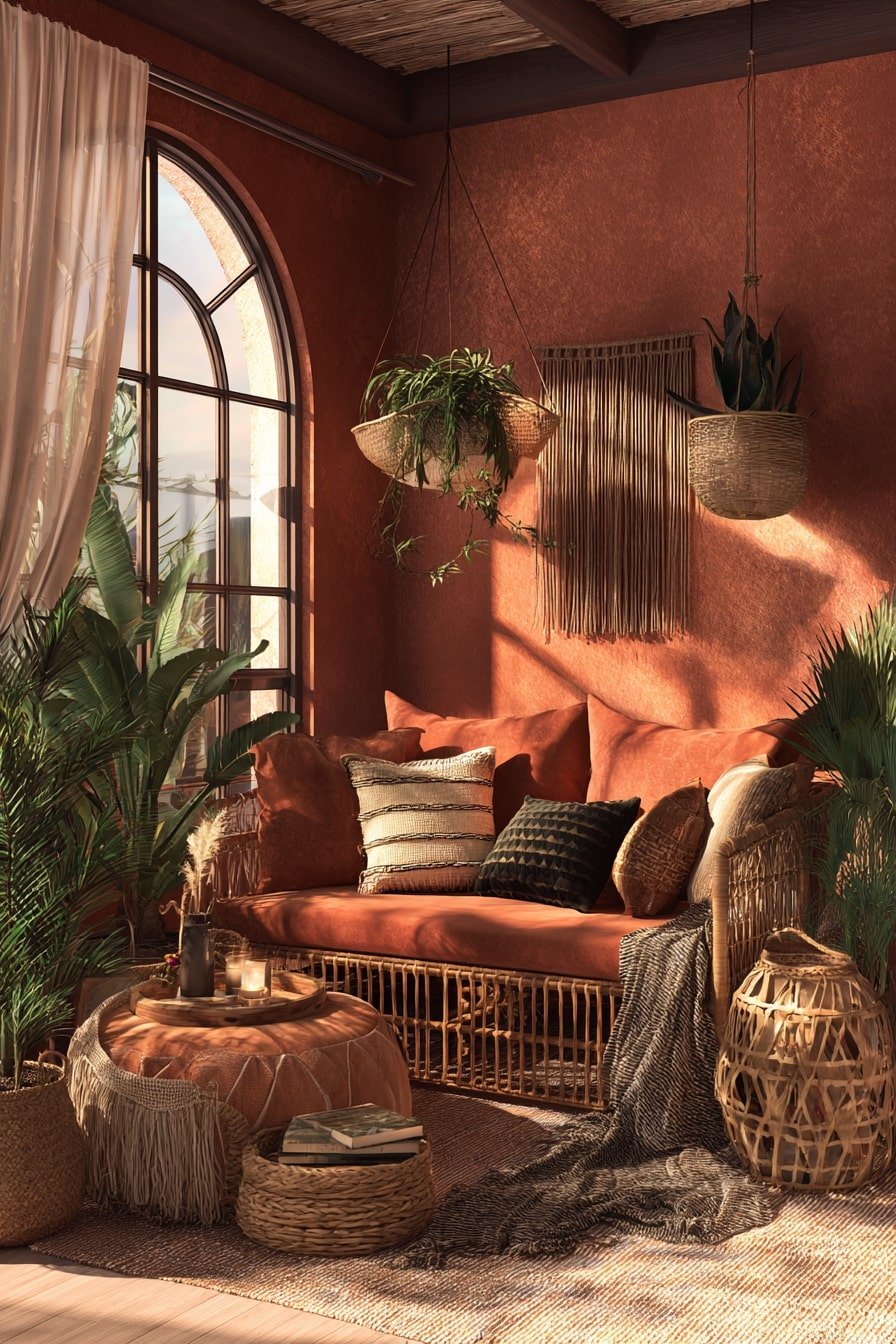 Boho Warmth with Natural Textures – Earthy Layers, Instant Ease