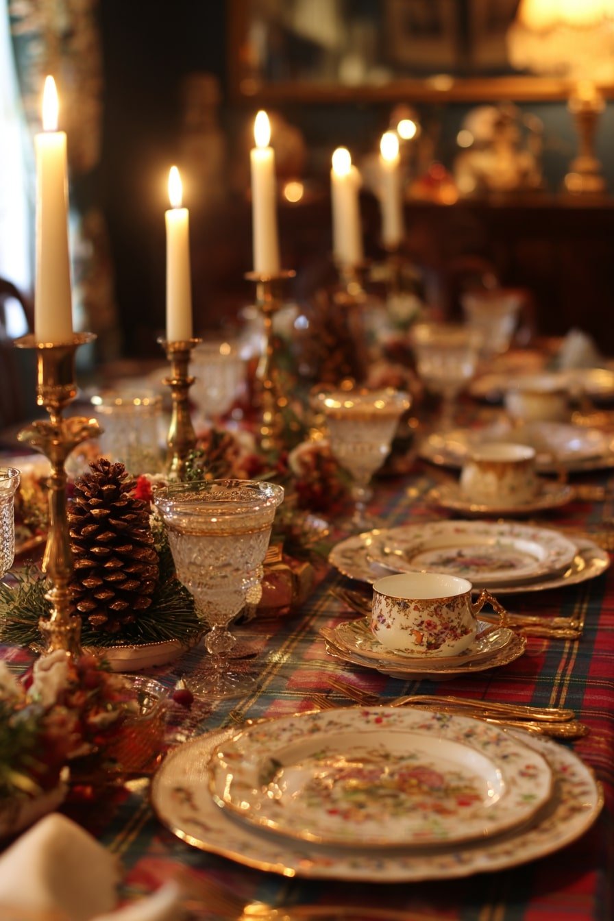 Candlelit Heirloom Table – Where Elegance Meets Nostalgia