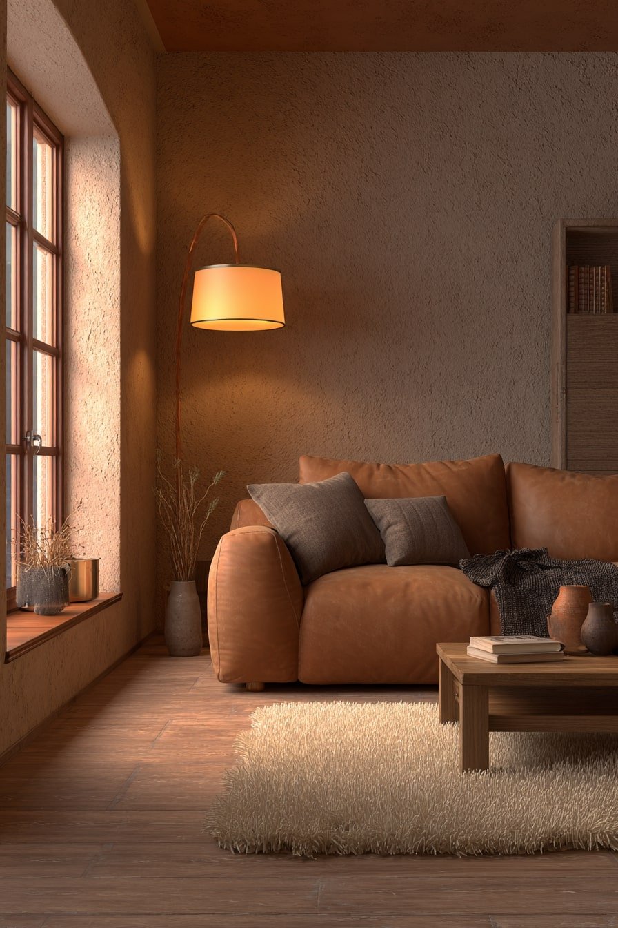 Earthy Neutrals and Low Light – A Study in Warm Minimalism