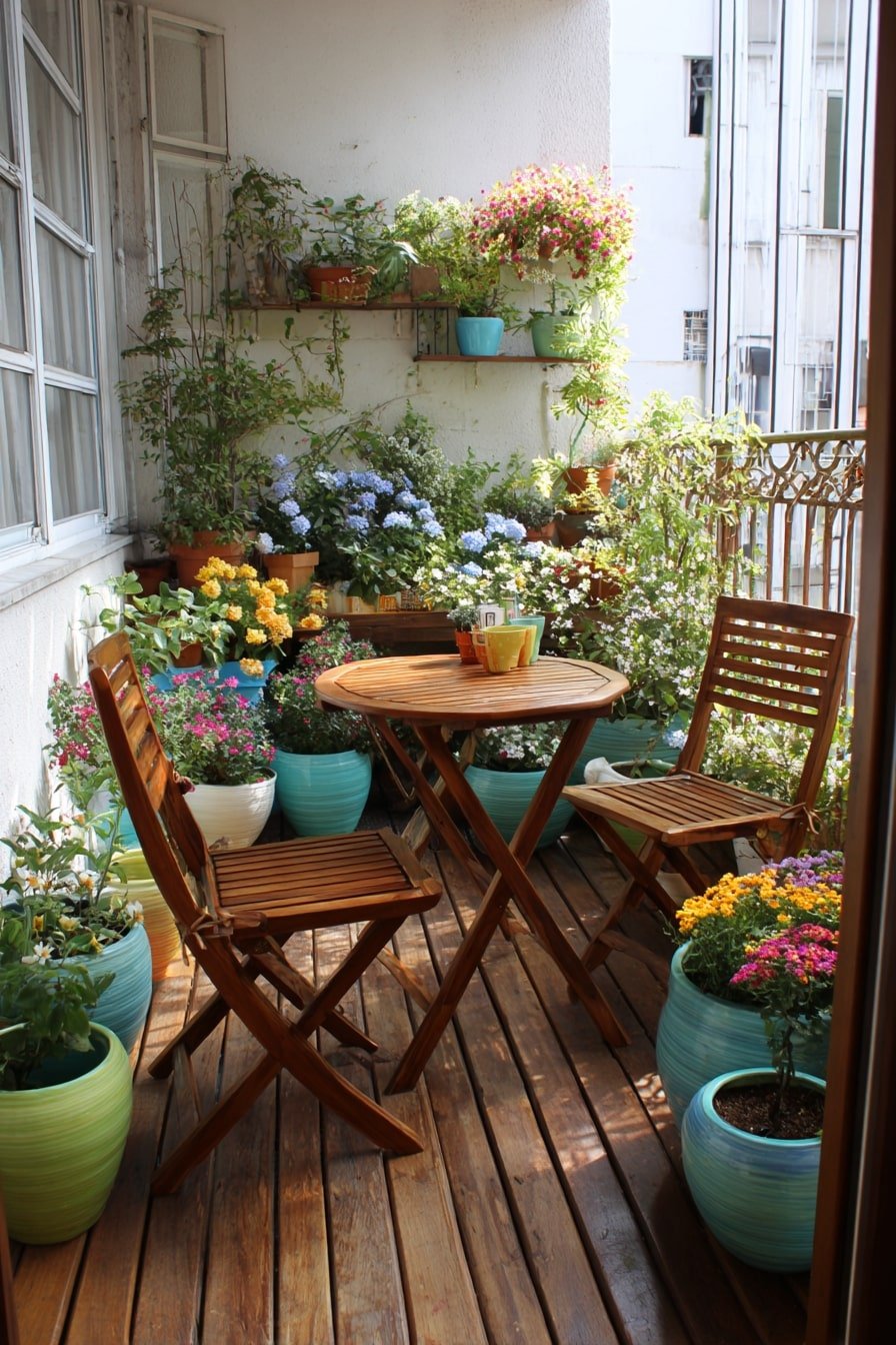15. Foldaway Garden Seating