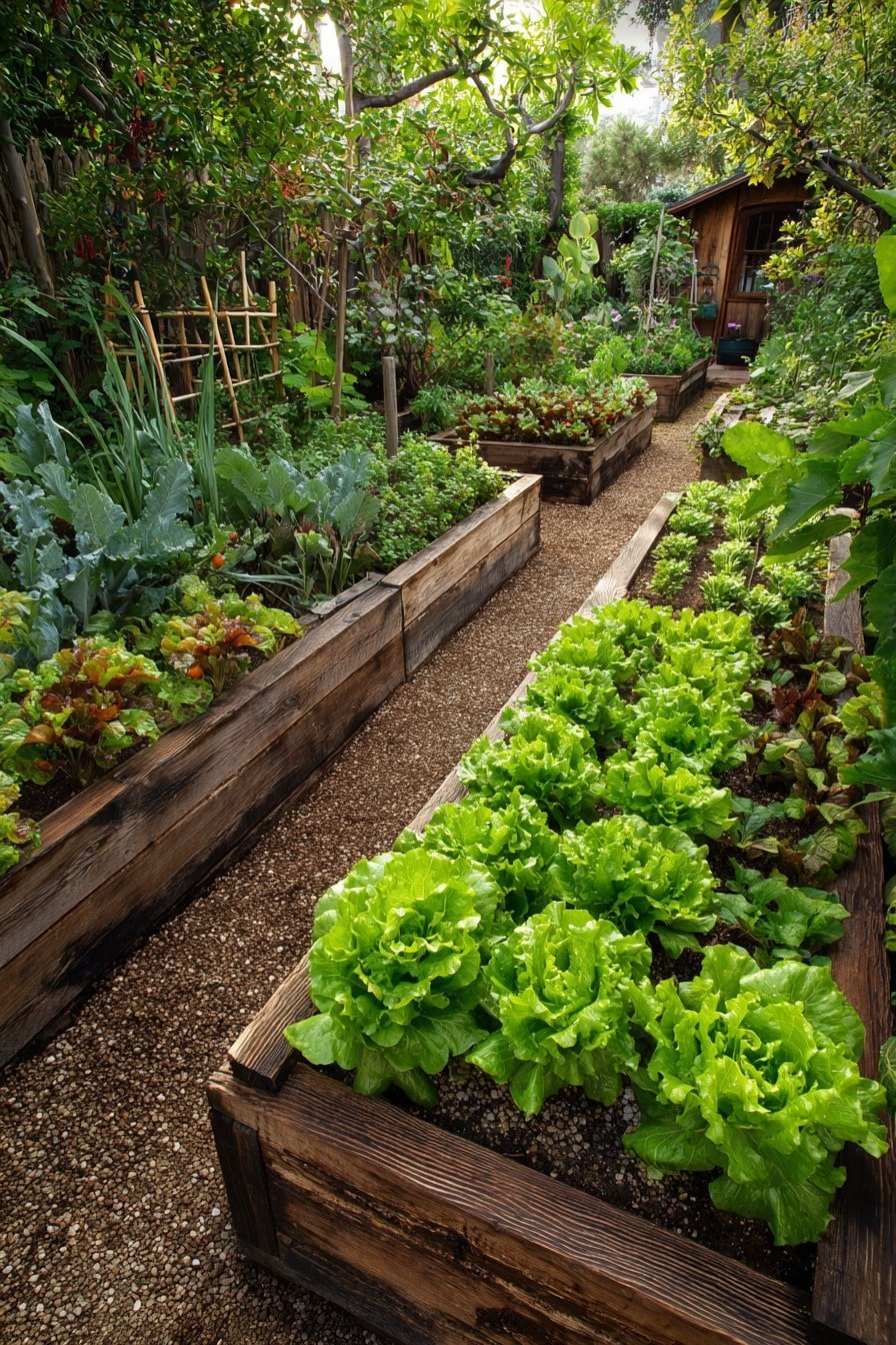 Tiny Raised Veggie Beds