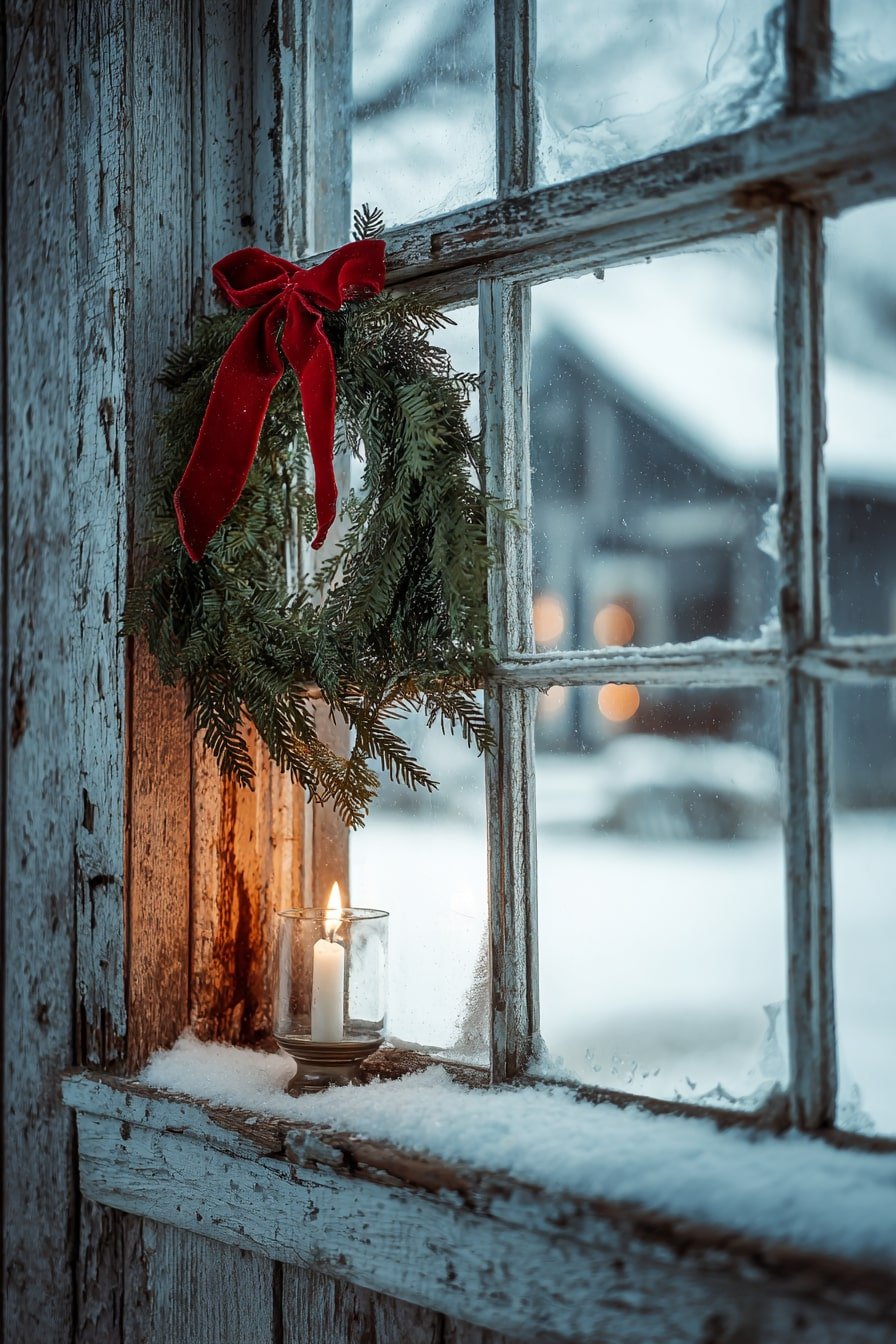 Candlelight and Cedar – A Quiet Nod to Christmases Past