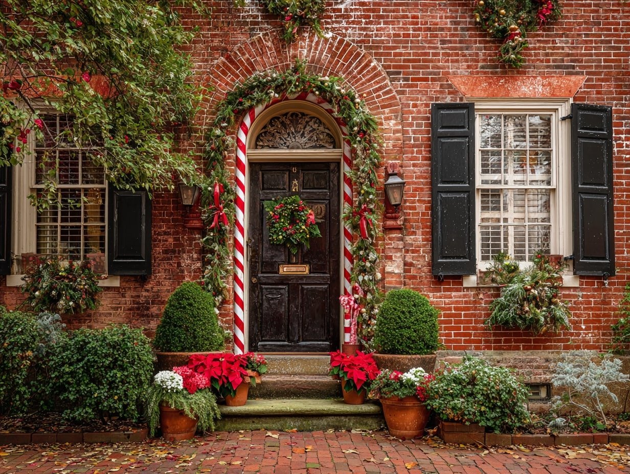 Storybook Entryway with Timeless Holiday Charm