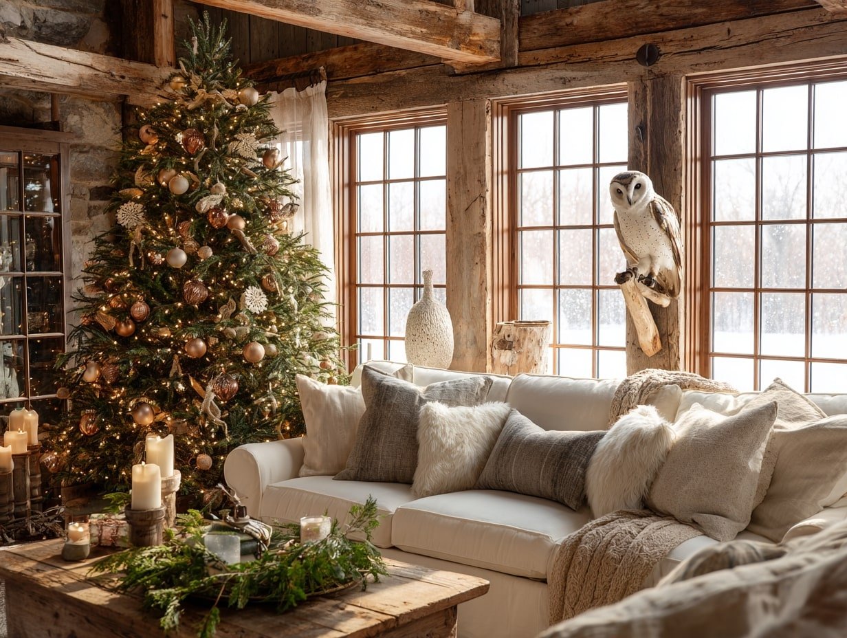 Woodland Lodge Charm with Copper and Candlelight