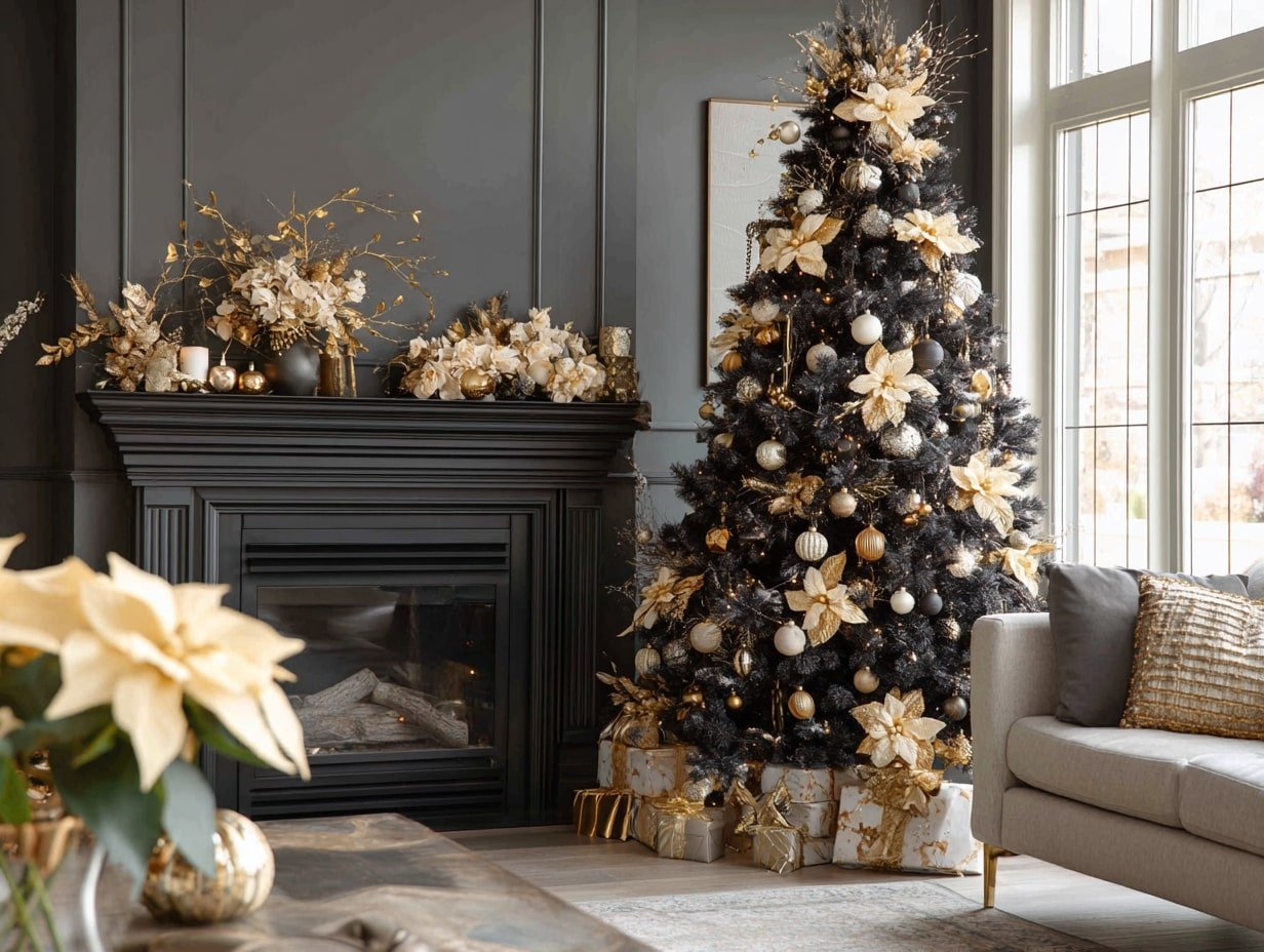 Black & Gold Christmas Glam