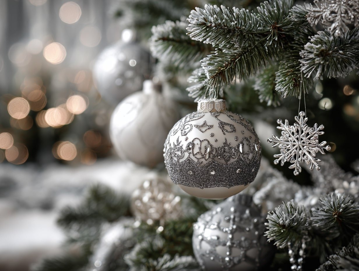 Frosted Silver Elegance