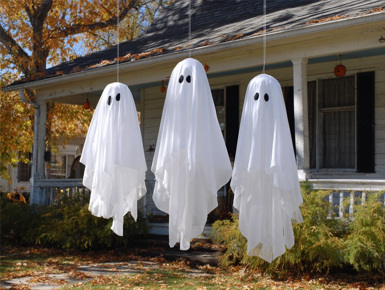 Floating Ghost Trio – A Classic Haunt with Maximum Curb Appeal